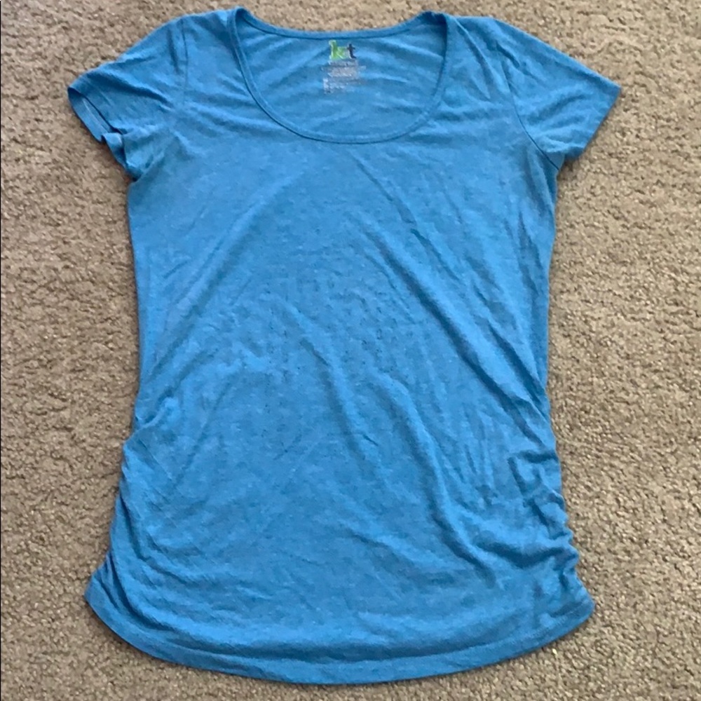 Blue maternity tee